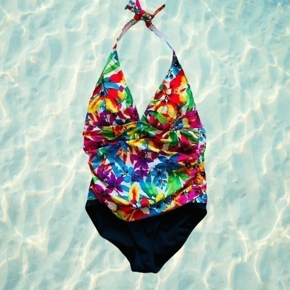 Chaps One Piece Swimsuit